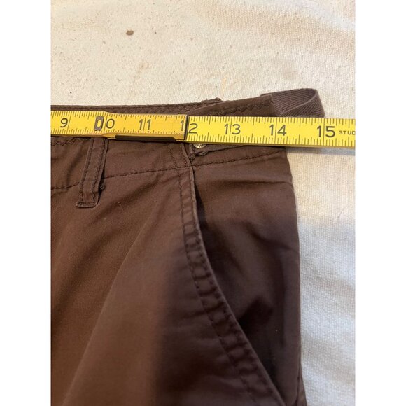 By Deep Los Angeles Small Brown Cargo Pants Cotton Embroidered Y2K - Picture 11 of 16